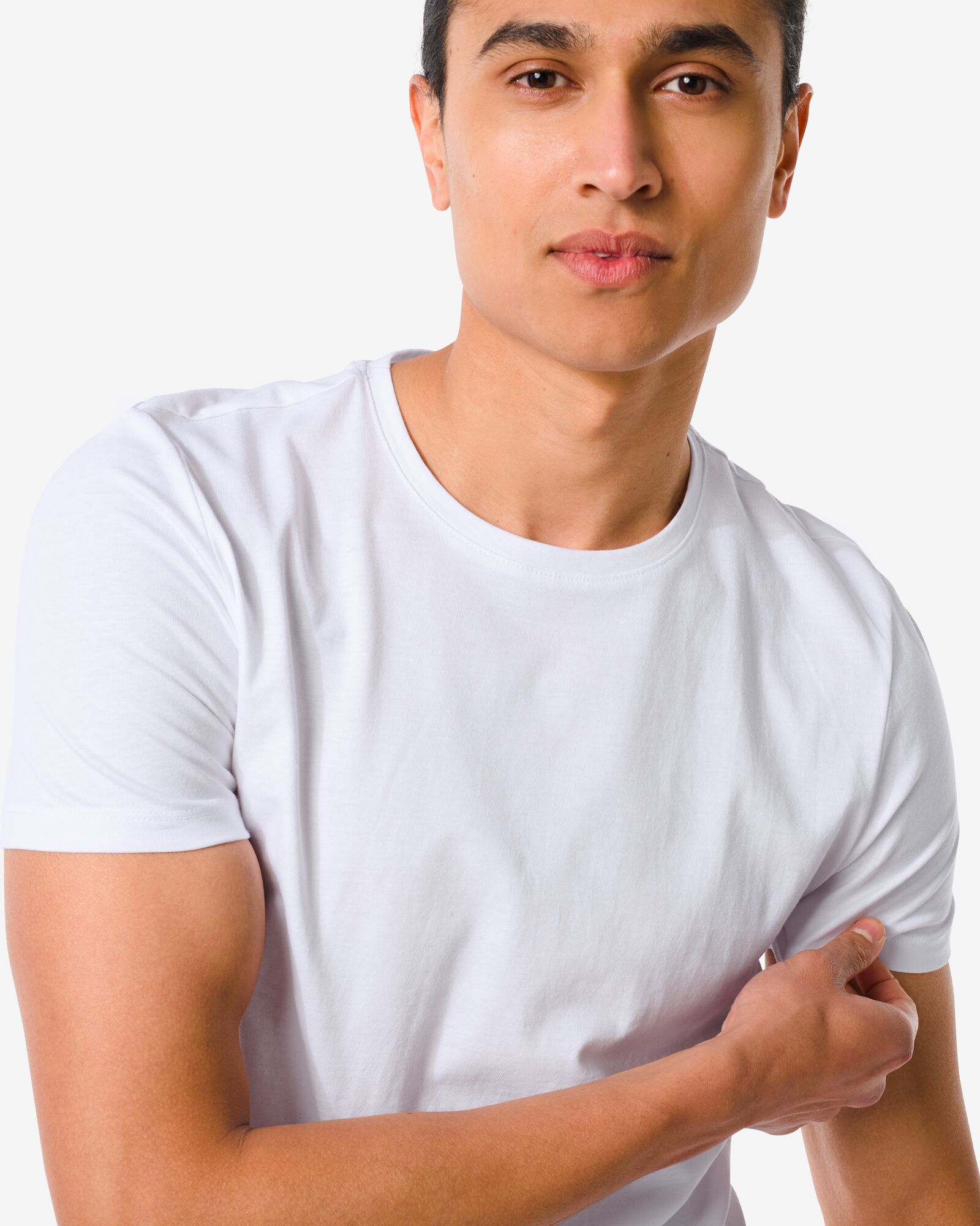 2 t-shirts homme regular fit col rond - 34277023 - HEMA