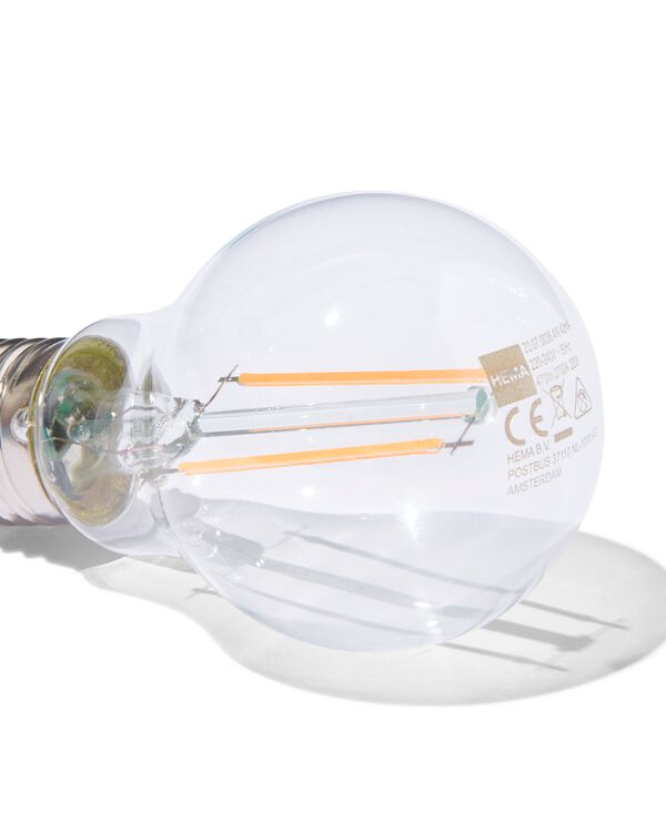 poire led clear E27 4W 470lm - 20000077 - HEMA