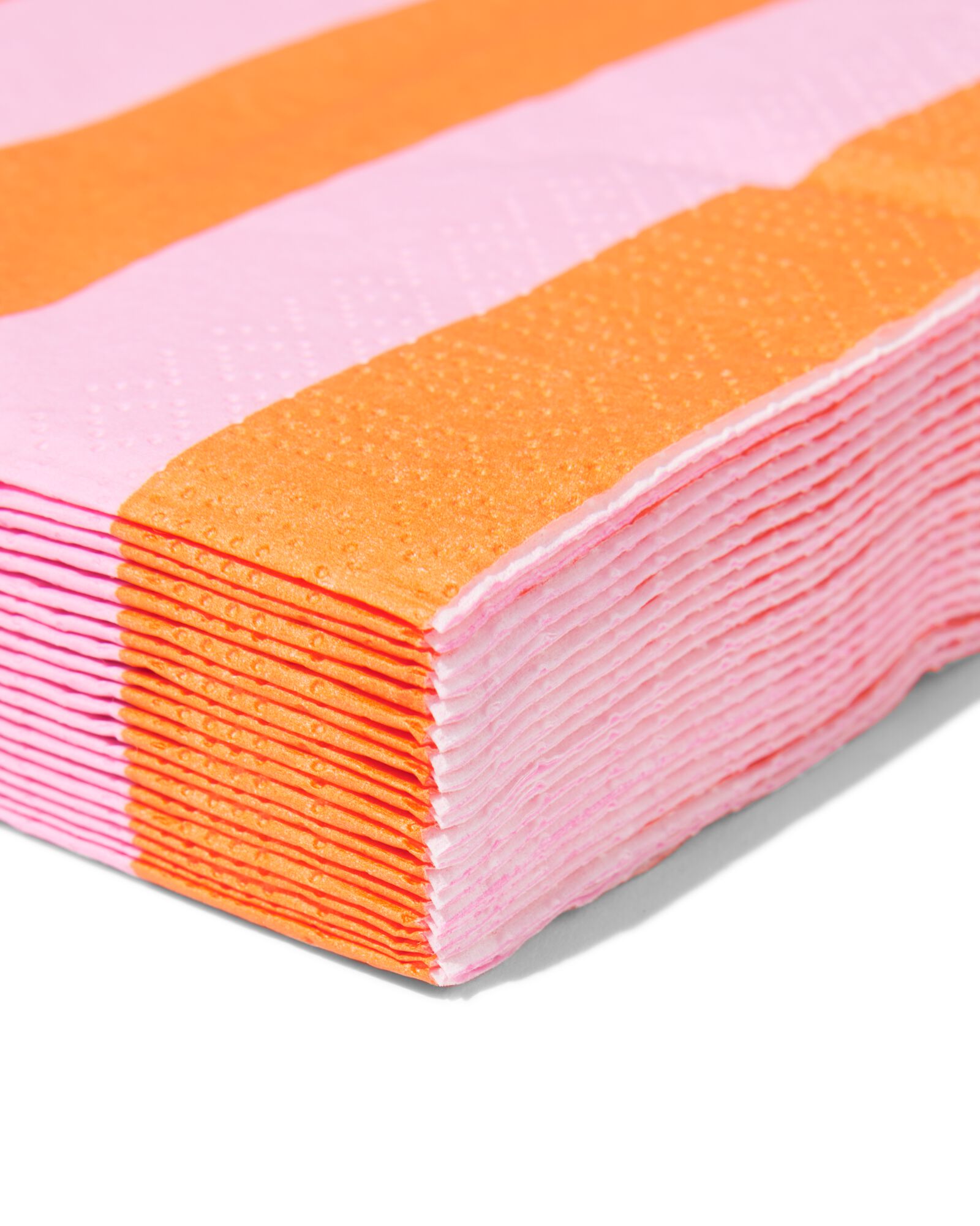 serviettes 33 x 33&thinsp;cm papier rayures - lot de 20 - 14250375 - HEMA