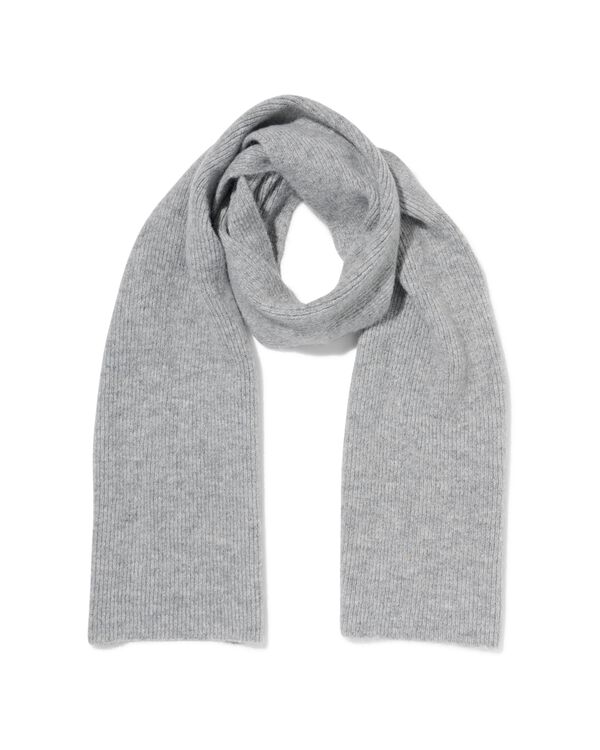 &eacute;charpe femme 28x200cm grise - 16451085 - HEMA