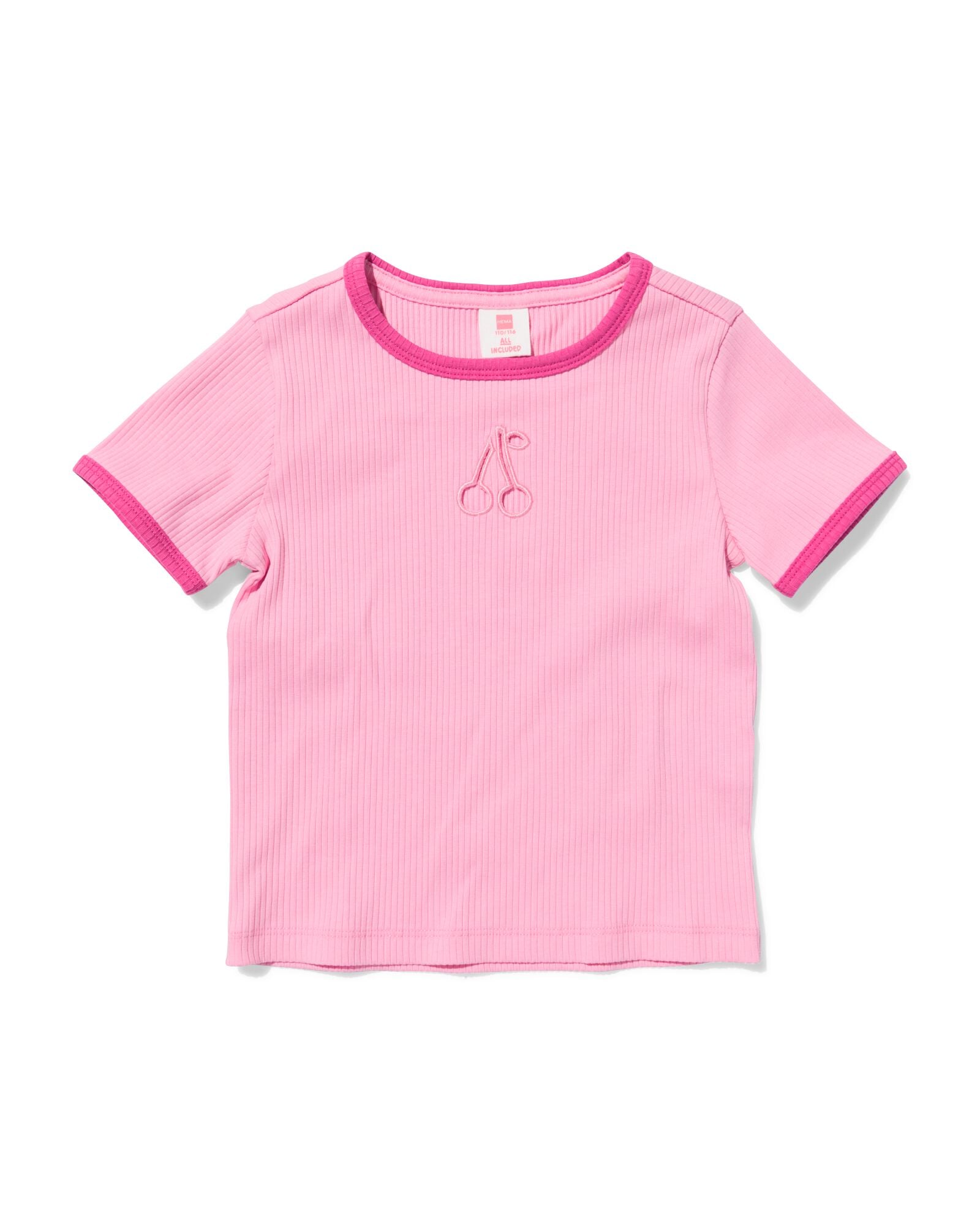 t-shirt enfant fruits c&ocirc;tel&eacute; rose rose - 30827307PINK - HEMA