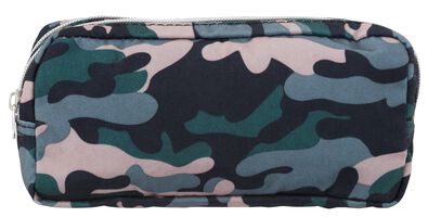 trousse à double zip camouflage - 14590438 - HEMA