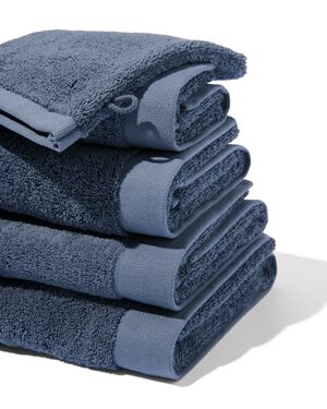 handdoek 70x140 hotelkwaliteit extra zacht donkerblauw donkerblauw handdoek 70 x 140 - 5270129 - HEMA