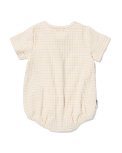 Takkie newborn body strepen gebroken wit gebroken wit - 33454020OFFWHITE - HEMA