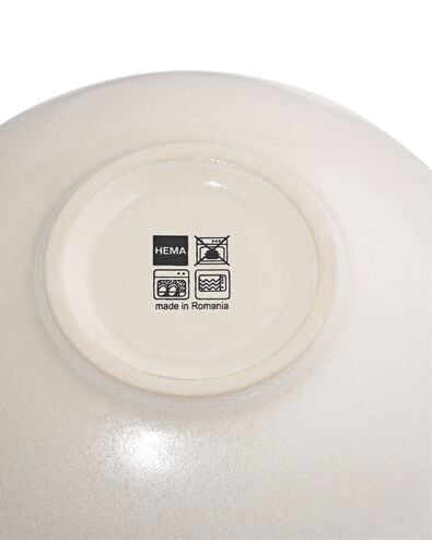 Schale &Oslash; 15 cm, Puur, Steingut, wollwei&szlig; - 9650404 - HEMA