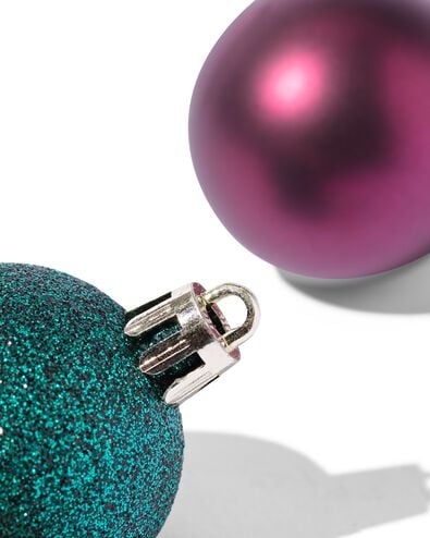 boules de No&euml;l en plastique multi - 9 pi&egrave;ces - 25110054 - HEMA