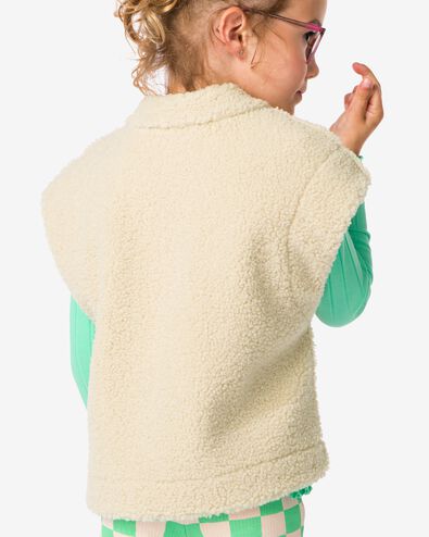 veste enfant teddy blanc cass&eacute; - 30873163OFFWHITE - HEMA