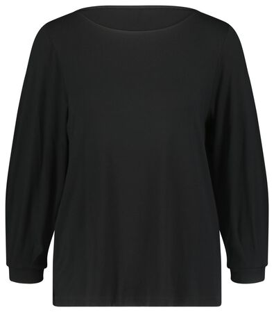 Damen-Shirt schwarz - 1000023468 - HEMA