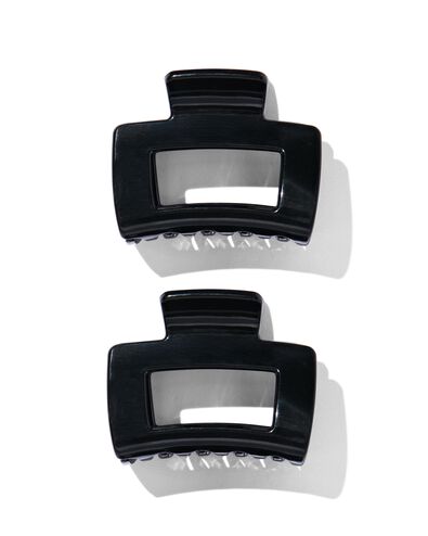 2er-Pack Haarklammern, 5 cm, schwarz - 11870073 - HEMA