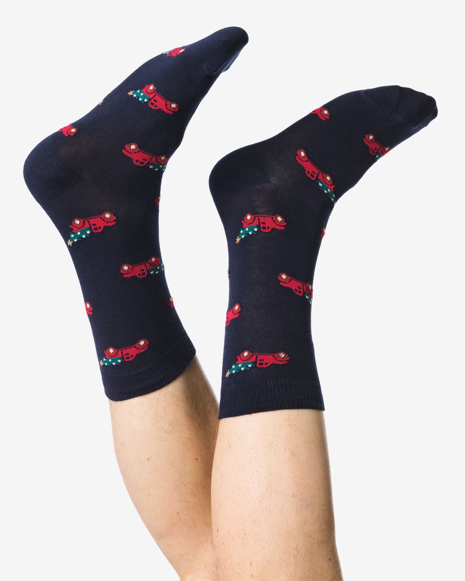 Herrensocken Auto dunkelblau - 4120175DARKBLUE - HEMA