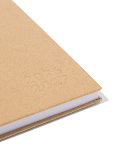 agenda scolaire 2026-2027, 12,5 x 18 cm base kraft - 14505640 - HEMA