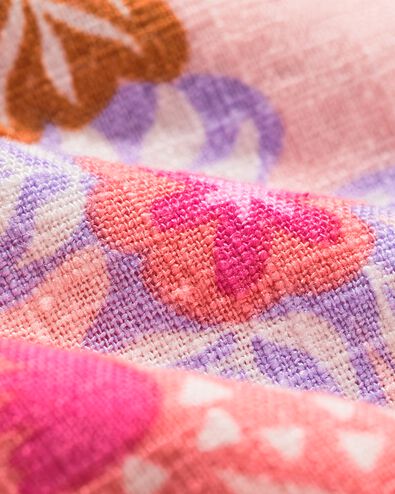 kinderjumpsuit bloemen roze roze - 30863912PINK - HEMA