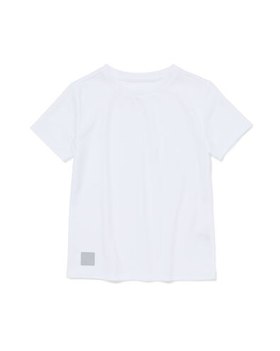 T-shirt de sport enfant blanc - 30670088WHITE - HEMA