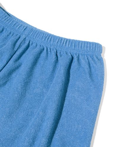 Kinder-Kurzpyjama aus Frottee, Croissant blau blau - 23002060BLUE - HEMA