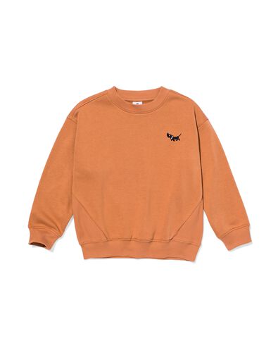 pull enfant tissu sweat Takkie marron marron - 30712836BROWN - HEMA