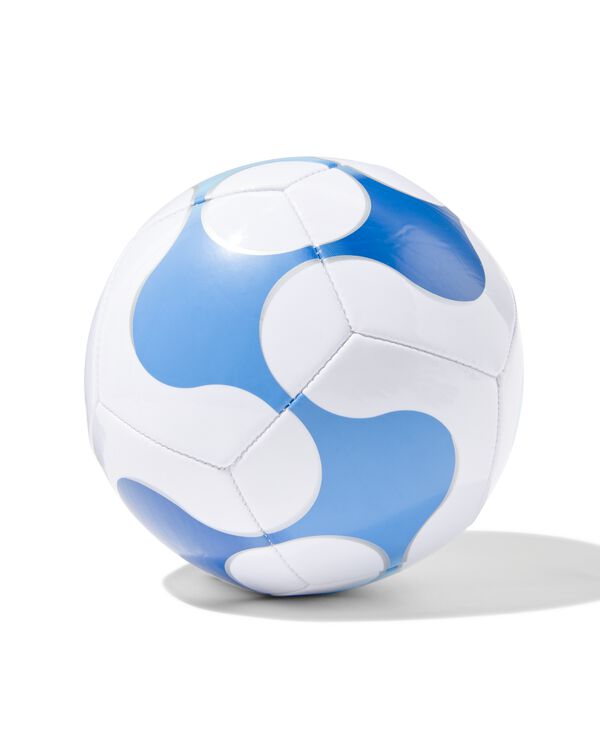 Fußball, blau, Größe 5, Ø 22 cm - 15850085 - HEMA