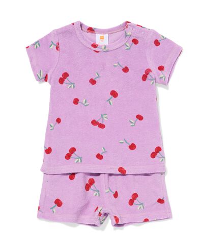 ensemble tissu &eacute;ponge b&eacute;b&eacute;   violet - 33008770PURPLE - HEMA