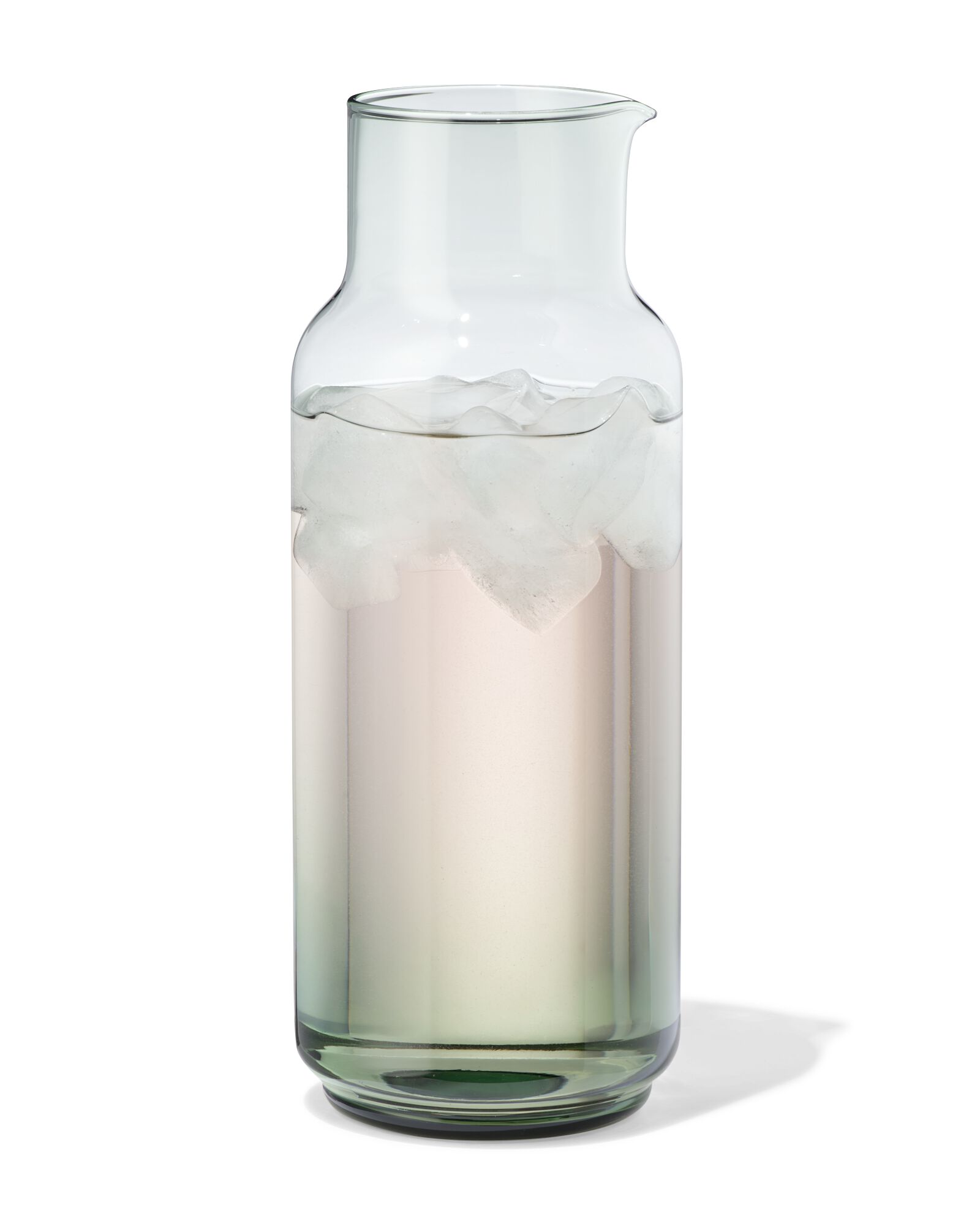 carafe 1,5L verre vert - 9401160 - HEMA