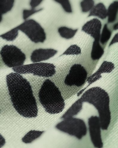 Damennachthemd mit Leopardenmuster, Jersey gr&uuml;n gr&uuml;n - 23401355GREEN - HEMA