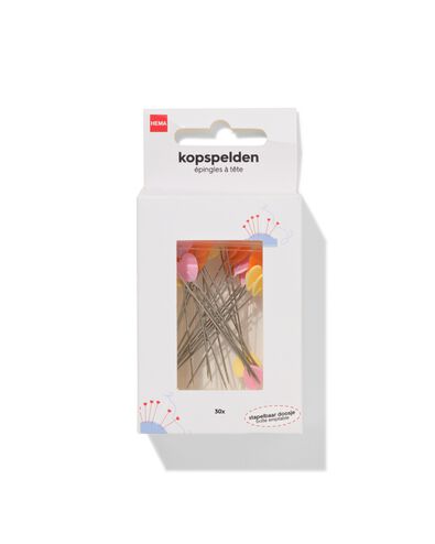 spelden 55mm hartvorm - 30 stuks - 1400263 - HEMA