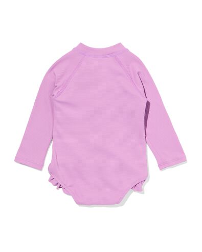 Baby-Badeanzug mit Struktur lila lila - 33200750LILAC - HEMA