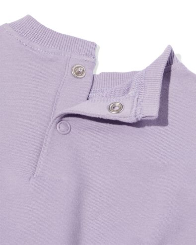 Baby-Sweatshirt, „It‘s ok“ violett 62 - 33193341 - HEMA