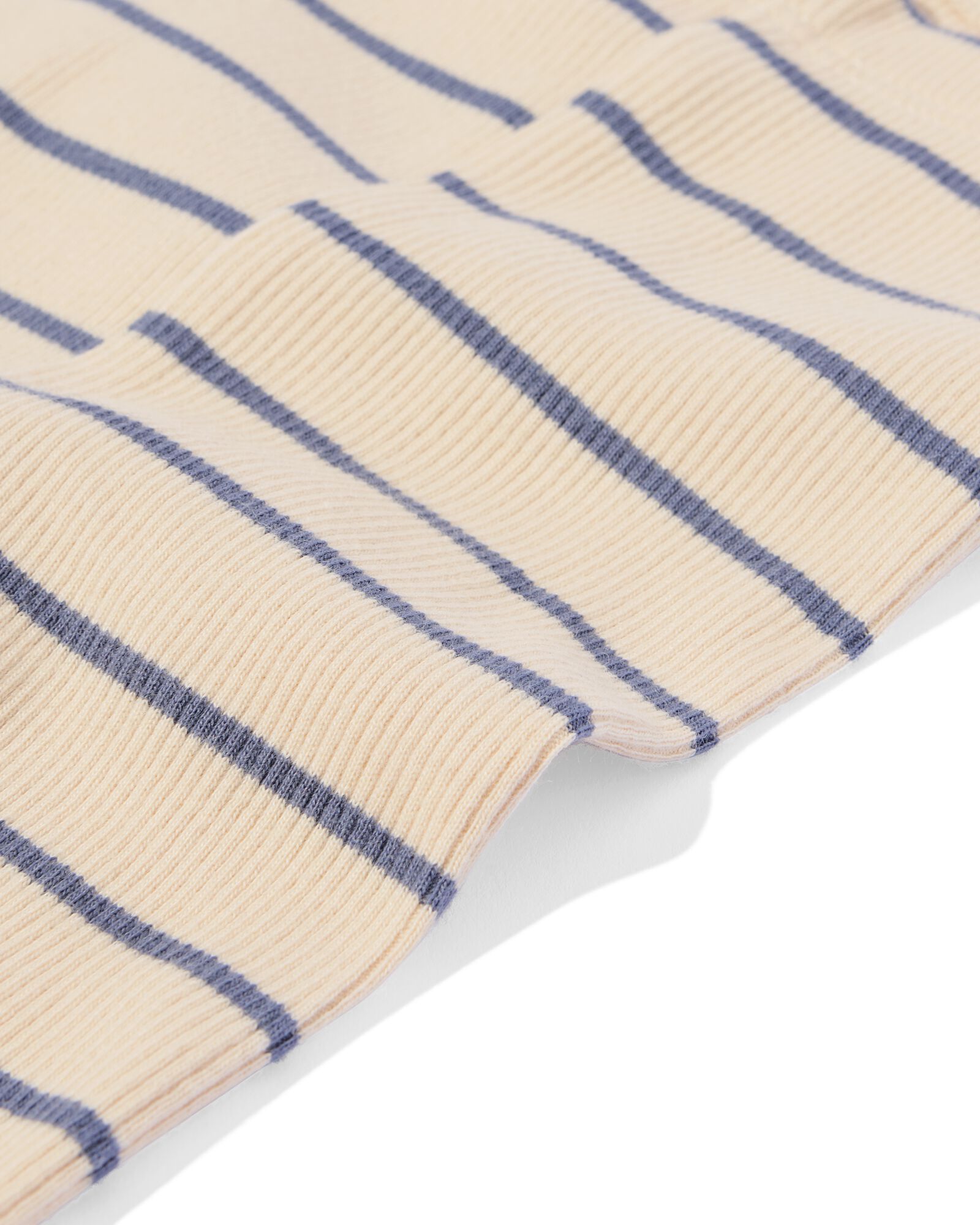 legging &eacute;volutif nouveau-n&eacute; c&ocirc;tel&eacute; rayures &eacute;cru &eacute;cru - 33444920ECRU - HEMA