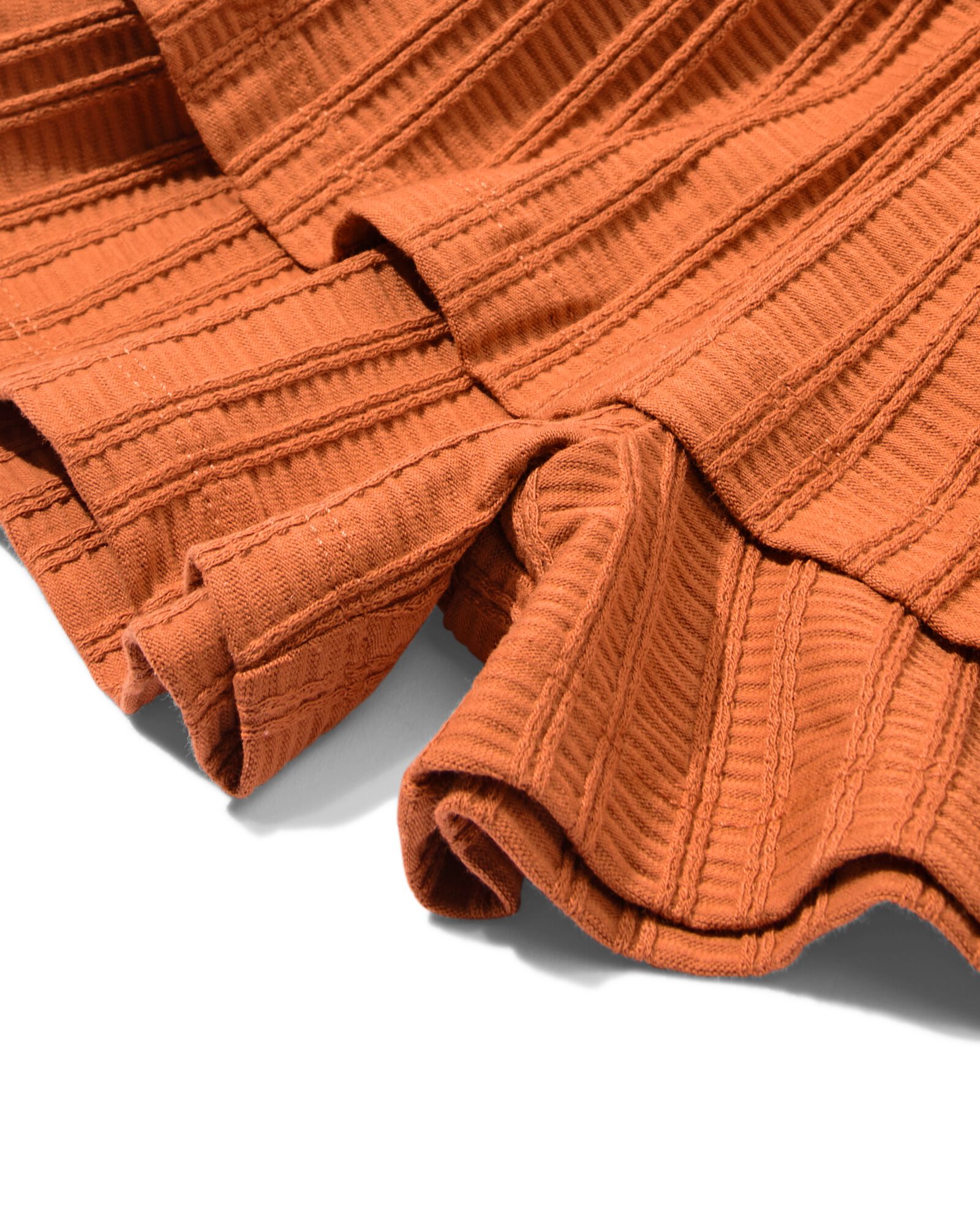 Kinderhosenrock in A-Linie aus Rippenstrick braun braun - 30849626BROWN - HEMA