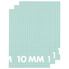 3er-Pack Hefte, DIN A4, kariert (10 x 10 mm) - 14101613 - HEMA
