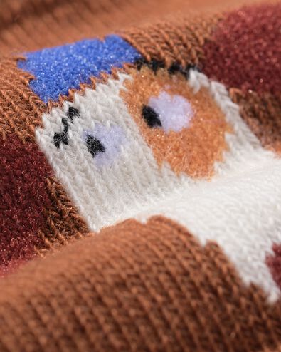 chaussettes enfants chiens - 5 paires marron clair - 4321040LIGHTBROWN - HEMA