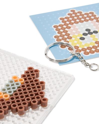 strijkkralenset sleutelhanger dieren - 15900525 - HEMA