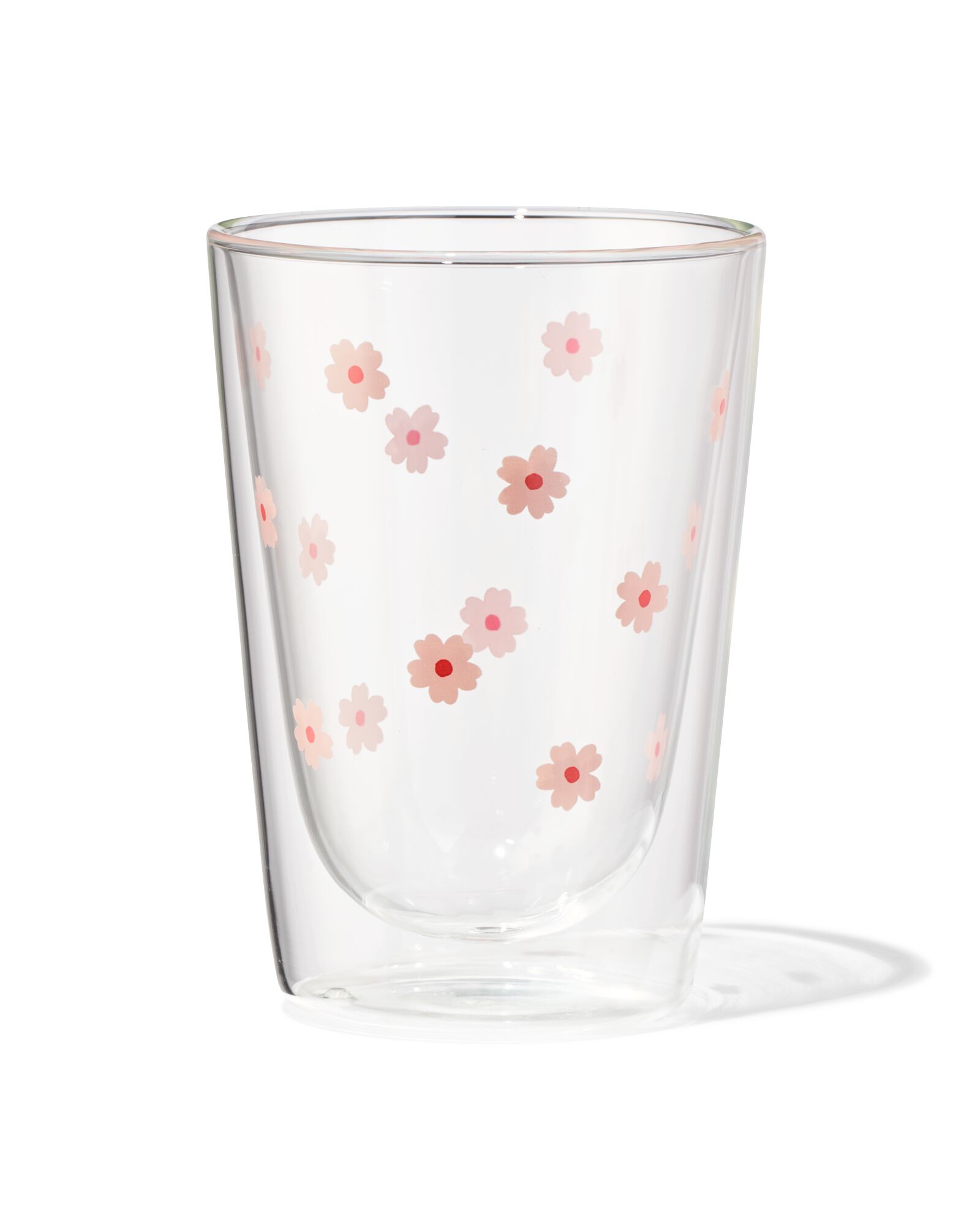 verre &agrave; double paroi 350 ml fleurs - 61104505 - HEMA