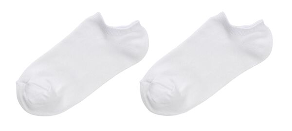 2 paires de socquettes femme modal blanc blanc - 1000010730 - HEMA