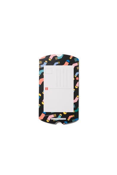 fun socks verzenddoos 15x12 zwart - 4190002 - HEMA