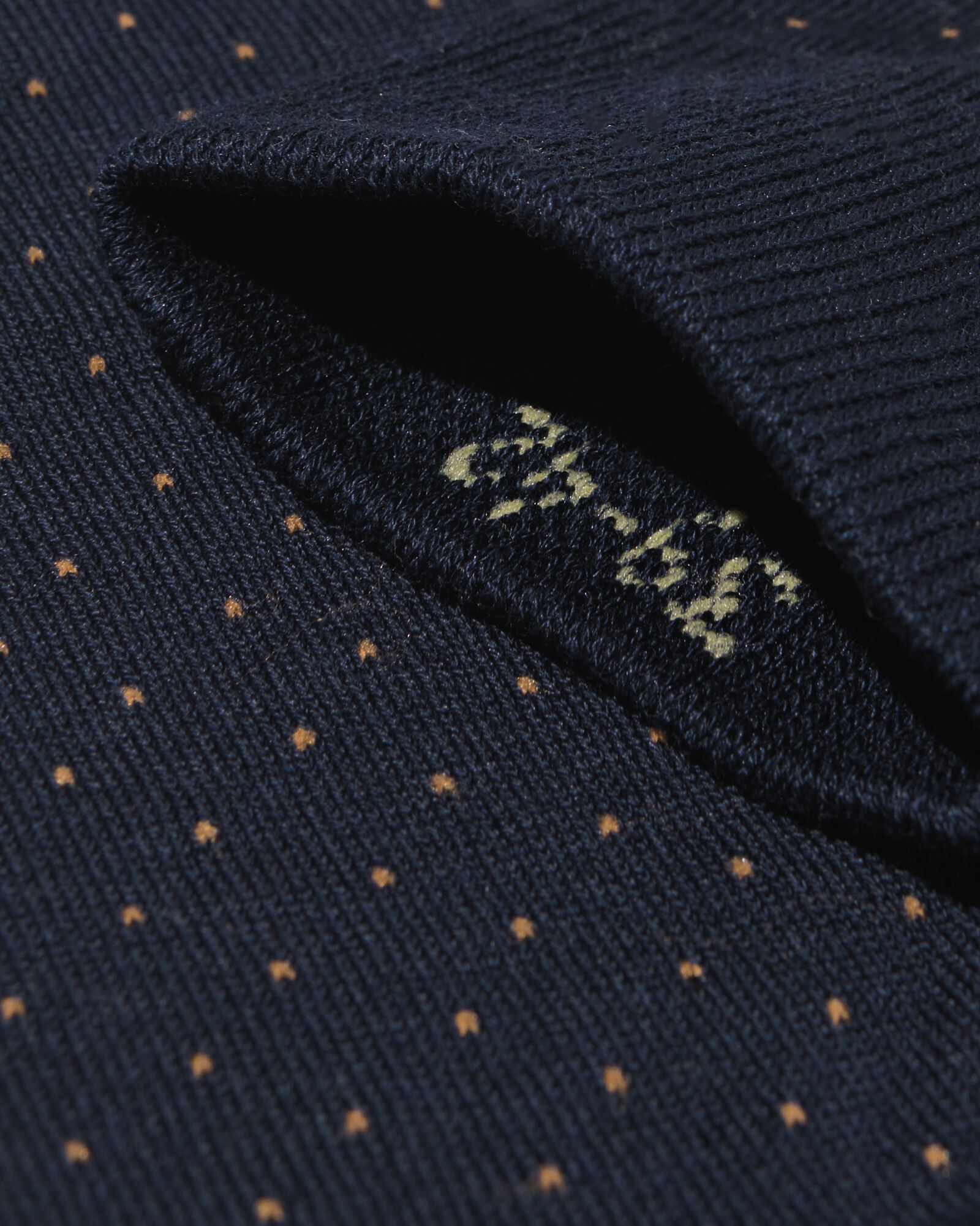 herensokken rib stippen donkerblauw donkerblauw - 4151070DARKBLUE - HEMA