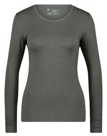 Damen-Thermoshirt graumeliert graumeliert - 1000022109 - HEMA