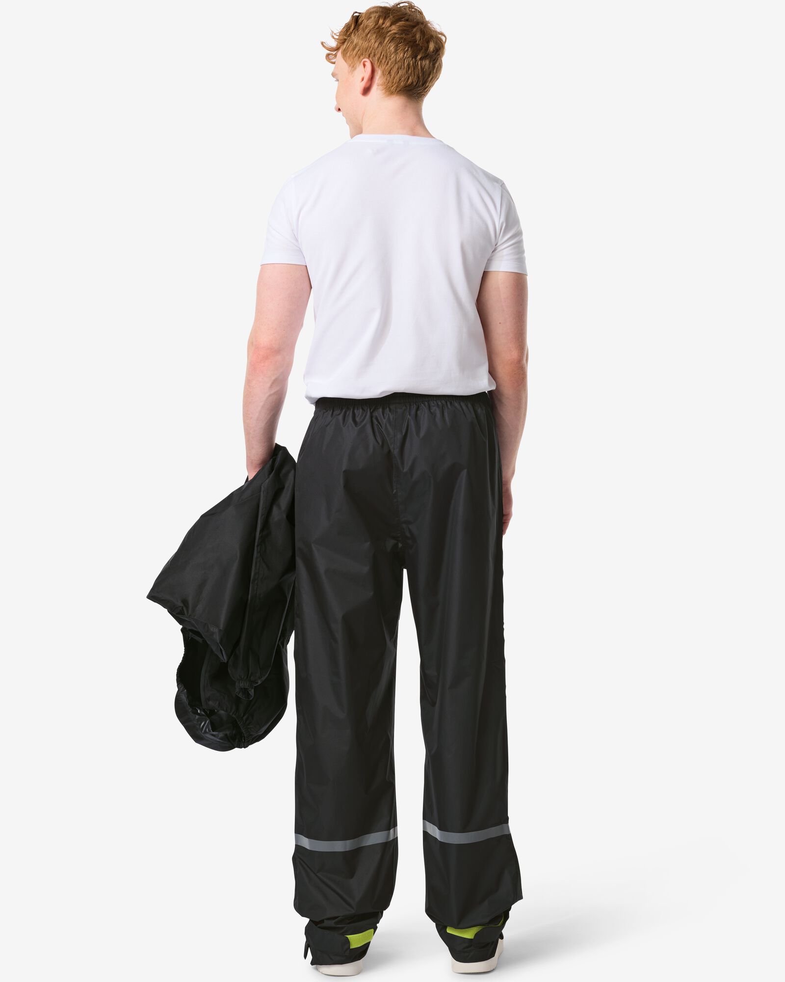 regenbroek voor volwassenen lichtgewicht  zwart zwart - 34440010BLACK - HEMA