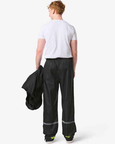 regenbroek voor volwassenen lichtgewicht  zwart zwart - 34440010BLACK - HEMA