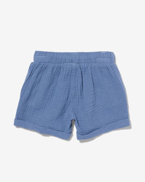 Kinder-Shorts, Musselin blau blau - 1000030880 - HEMA