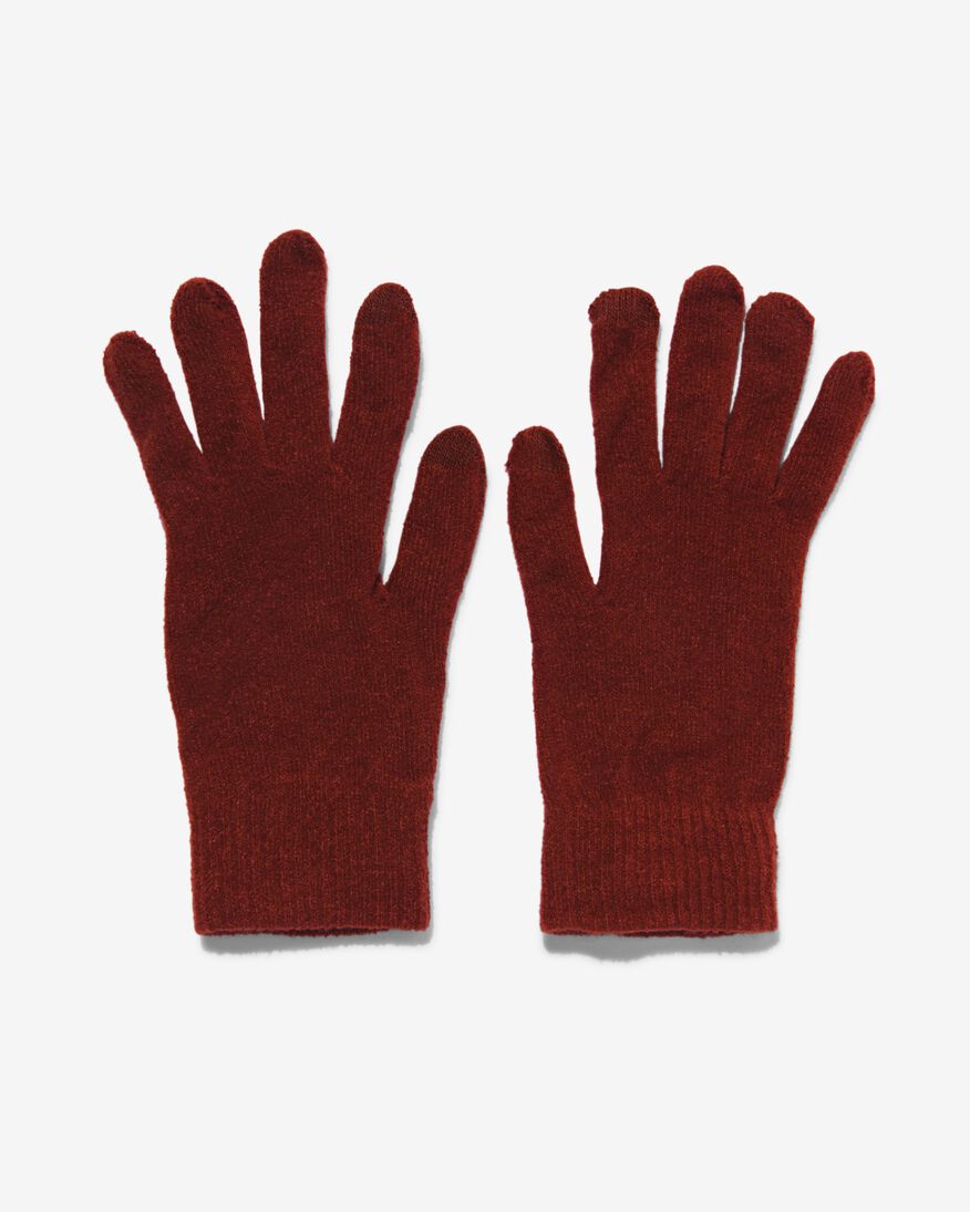 Damen-Handschuhe, Touchscreen cognac - 1000020315 - HEMA