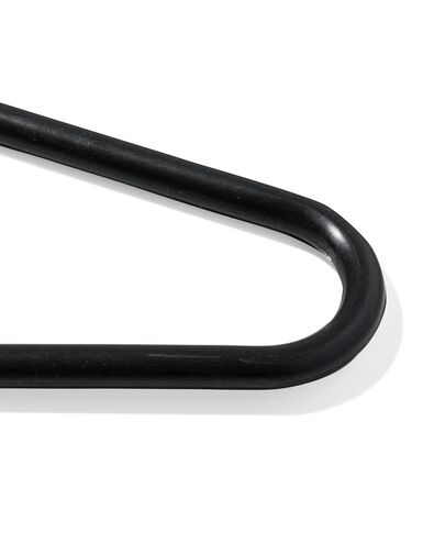 6 cintres en plastique noir - 39811020 - HEMA