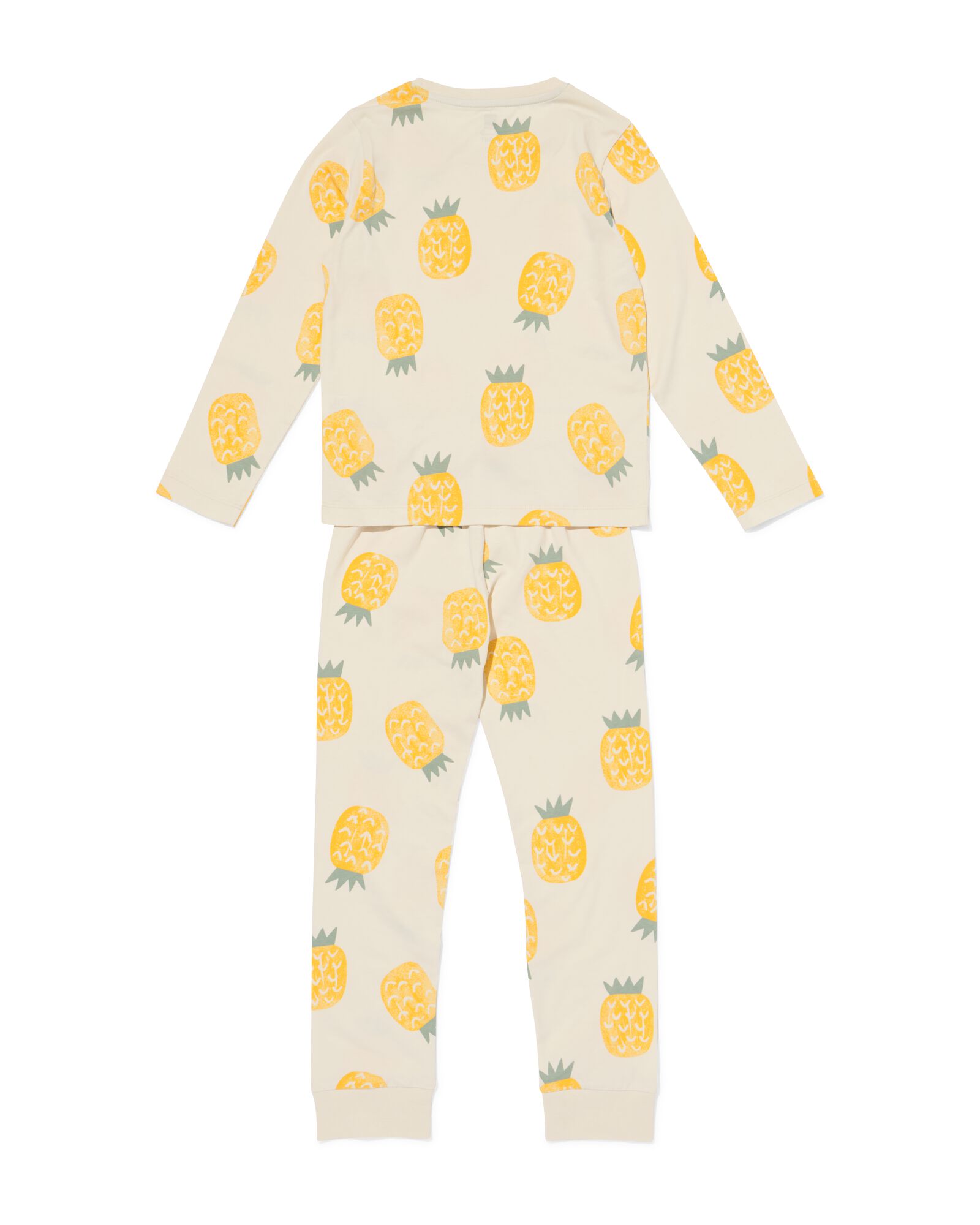 pyjama enfant ananas blanc cass&eacute; blanc cass&eacute; - 23000960OFFWHITE - HEMA