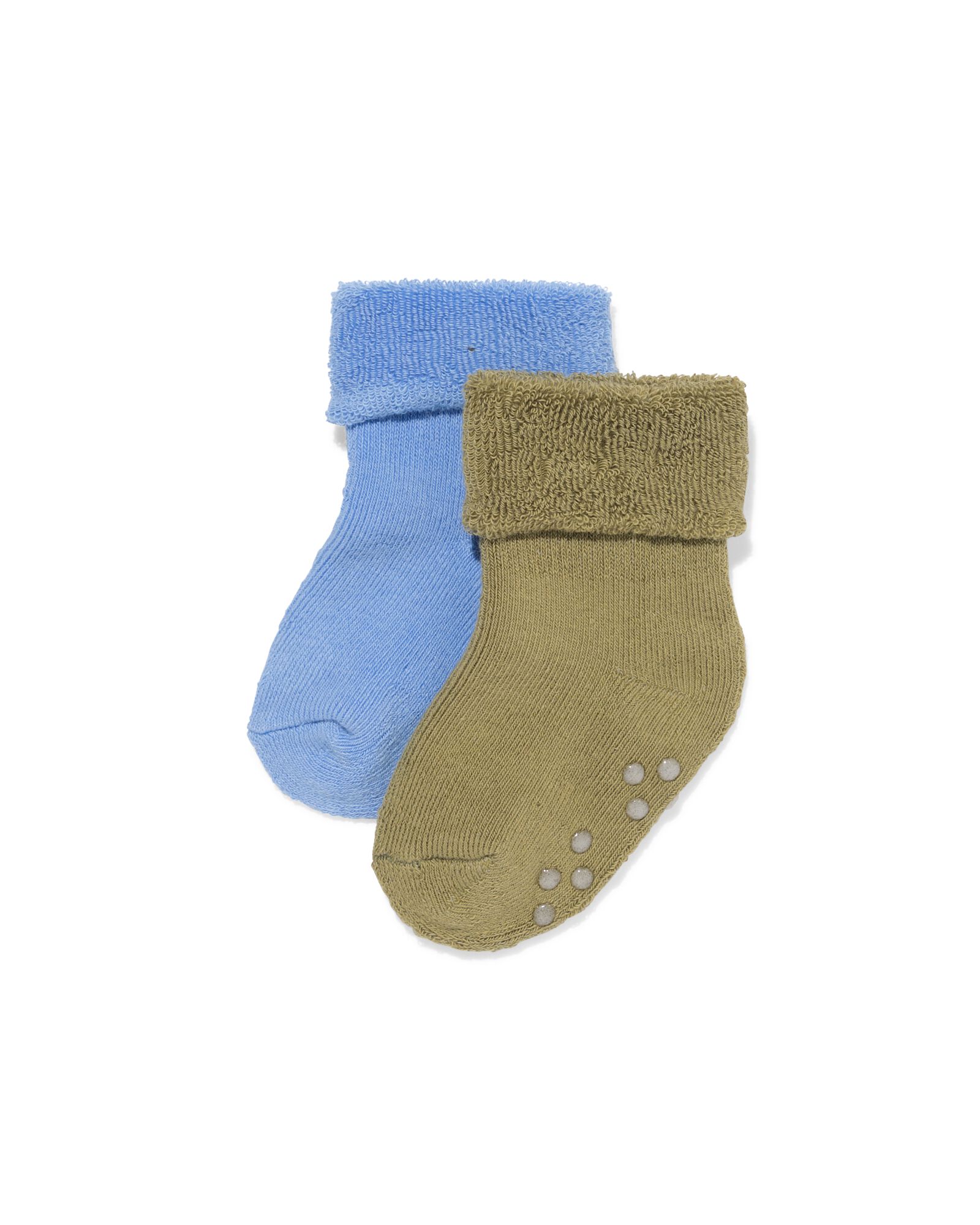 chaussettes b&eacute;b&eacute; tissu &eacute;ponge abeilles - 2 paires bleu bleu - 4731160BLUE - HEMA