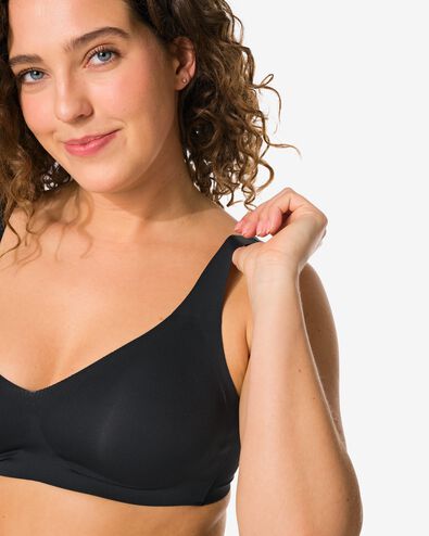 soutien-gorge pr&eacute;form&eacute; sans armatures - ultimate comfort noir noir - 21870643BLACK - HEMA