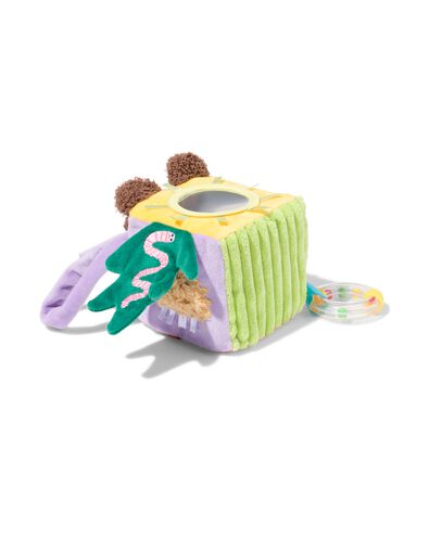 cube d'activit&eacute; 13x13x13cm peluche - 15100201 - HEMA