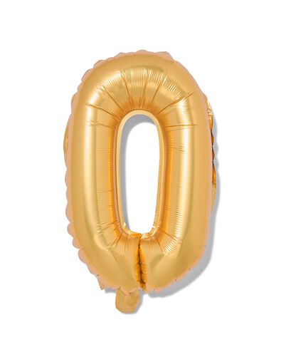 Folienballon 0 gold Figur 0 - 14200265 - HEMA
