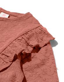 robe enfant avec broderie rose rose - 1000029686 - HEMA