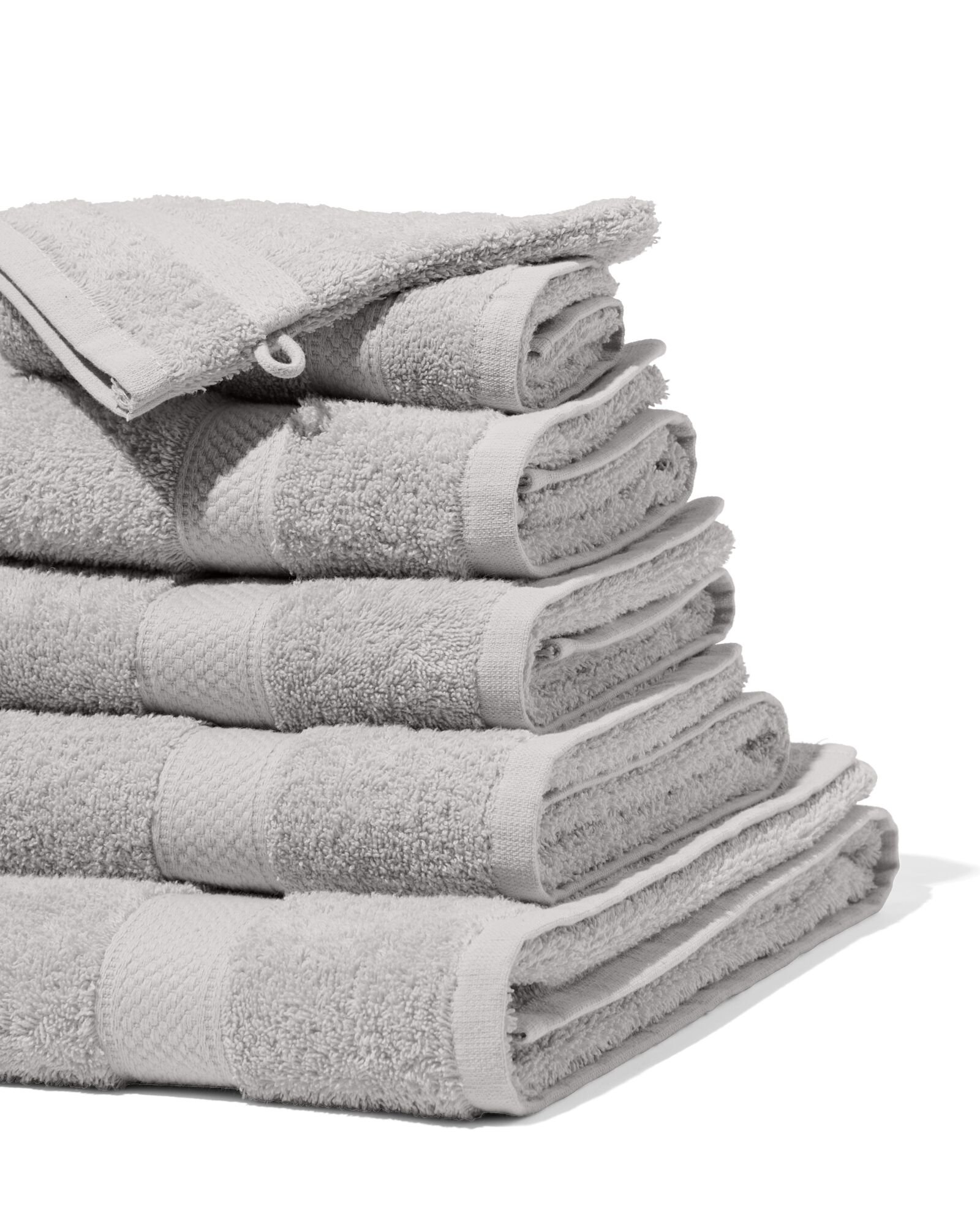 serviette de bain 100x150 qualit&eacute; &eacute;paisse gris clair - 5230076 - HEMA