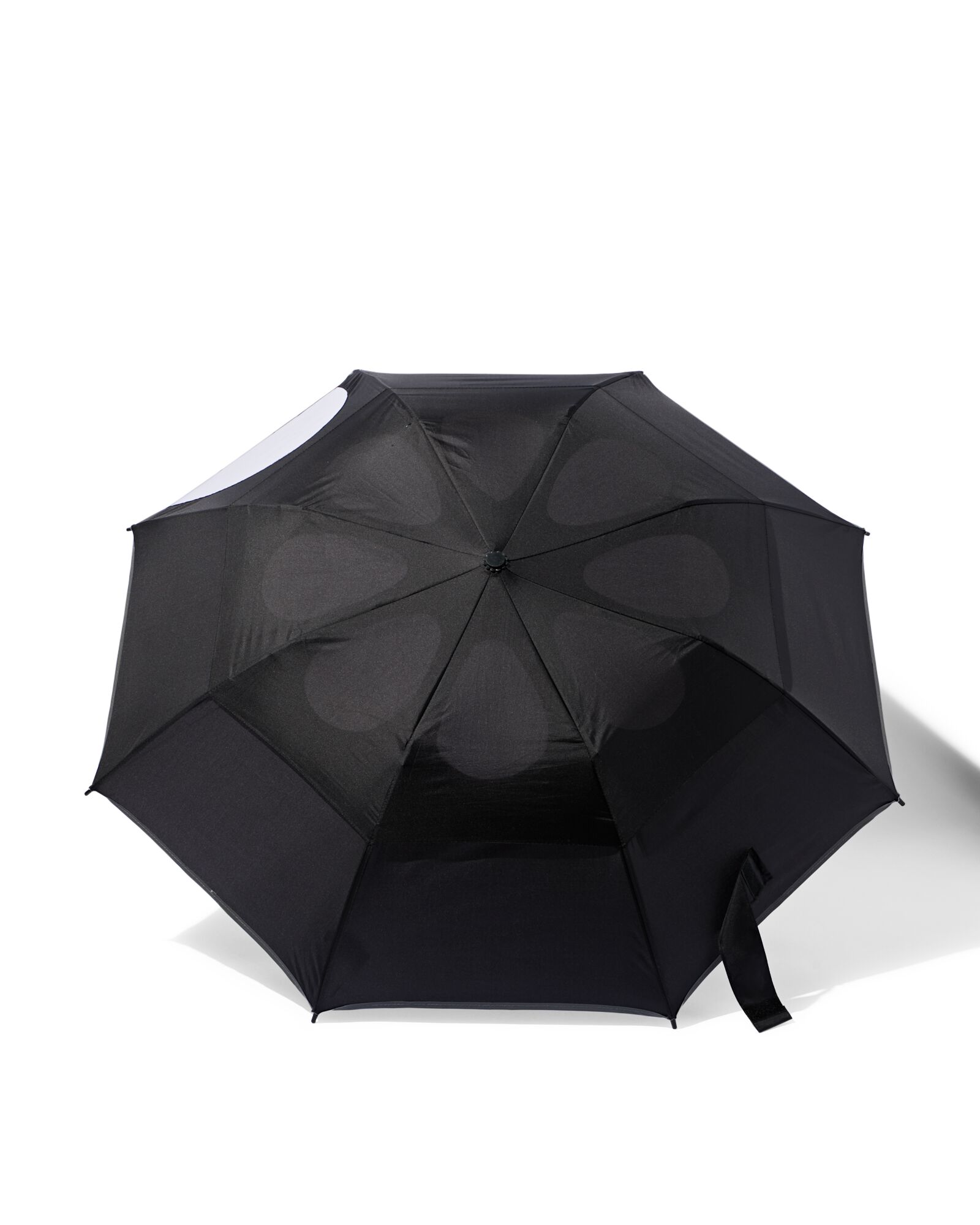 parapluie tempête pliant Ø100x45 noir - HEMA