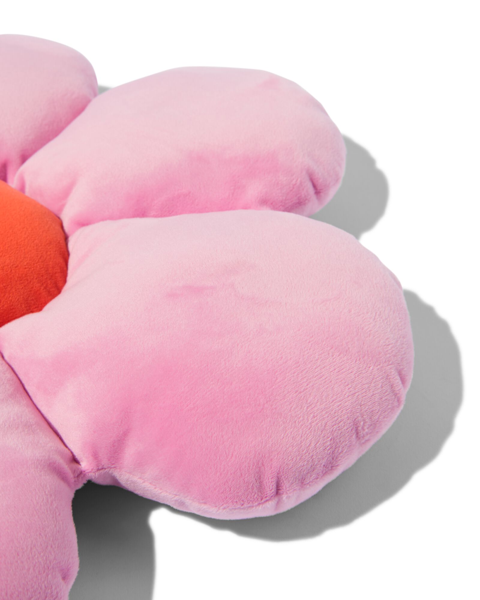 coussin peluche fleur - 61130139 - HEMA